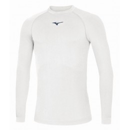 Mizuno Maglia Termica Intima Core Manica Lunga Bianco/Blu